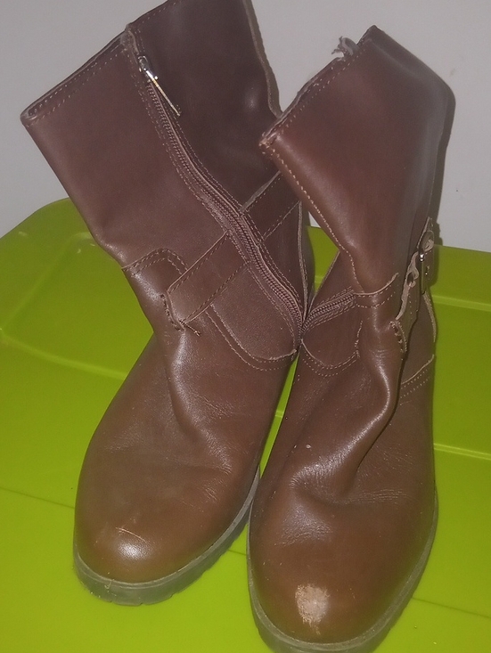 Anne Klein Shoes - Anne Klein Flax Women's Brown Mid-Calf Boot with Side Zip